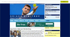 Desktop Screenshot of grigor-dimitrov.com